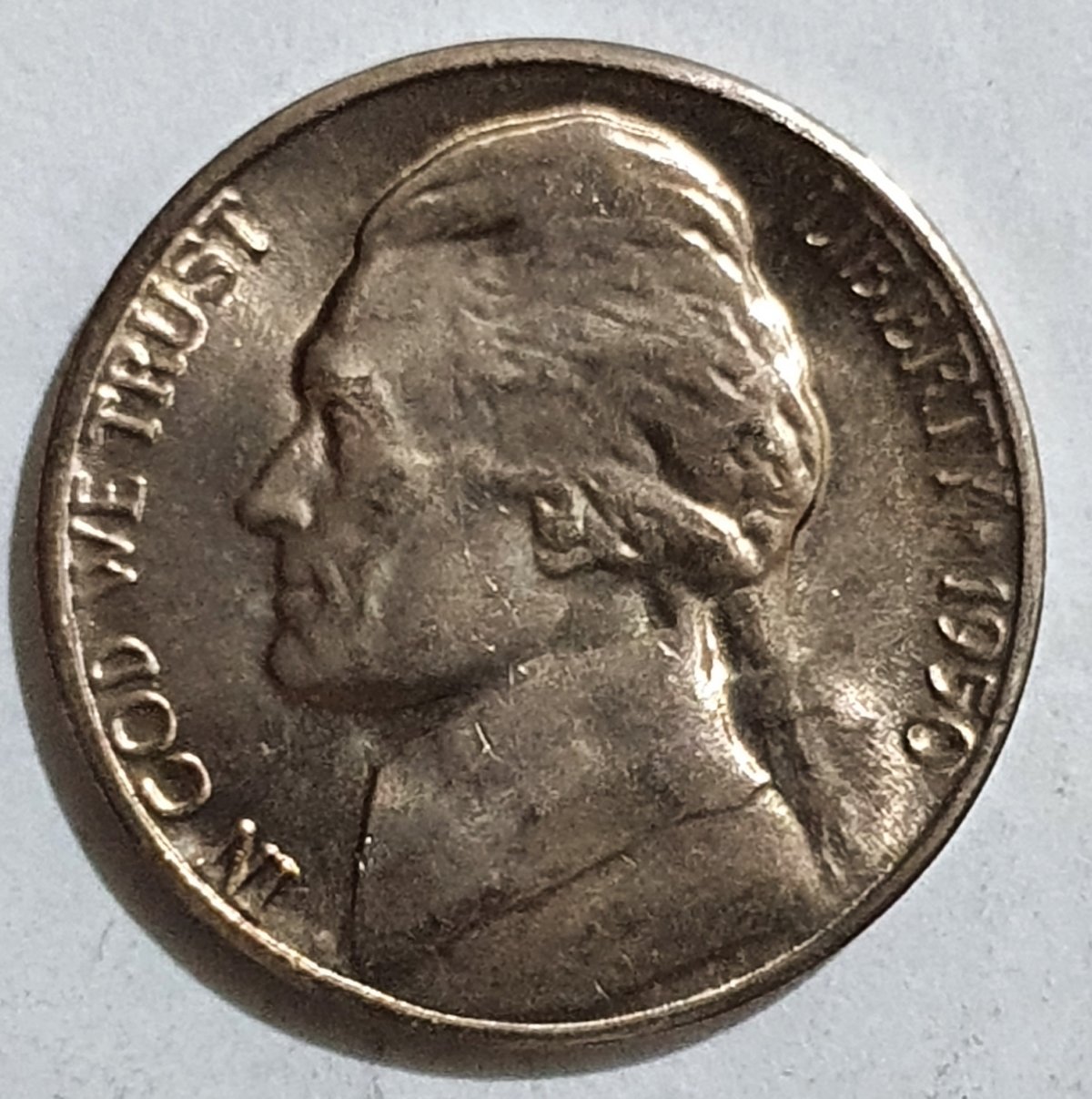 1950-D-US-Jefferson-Nickel,-